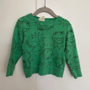 Kermit the frog toddler sweater